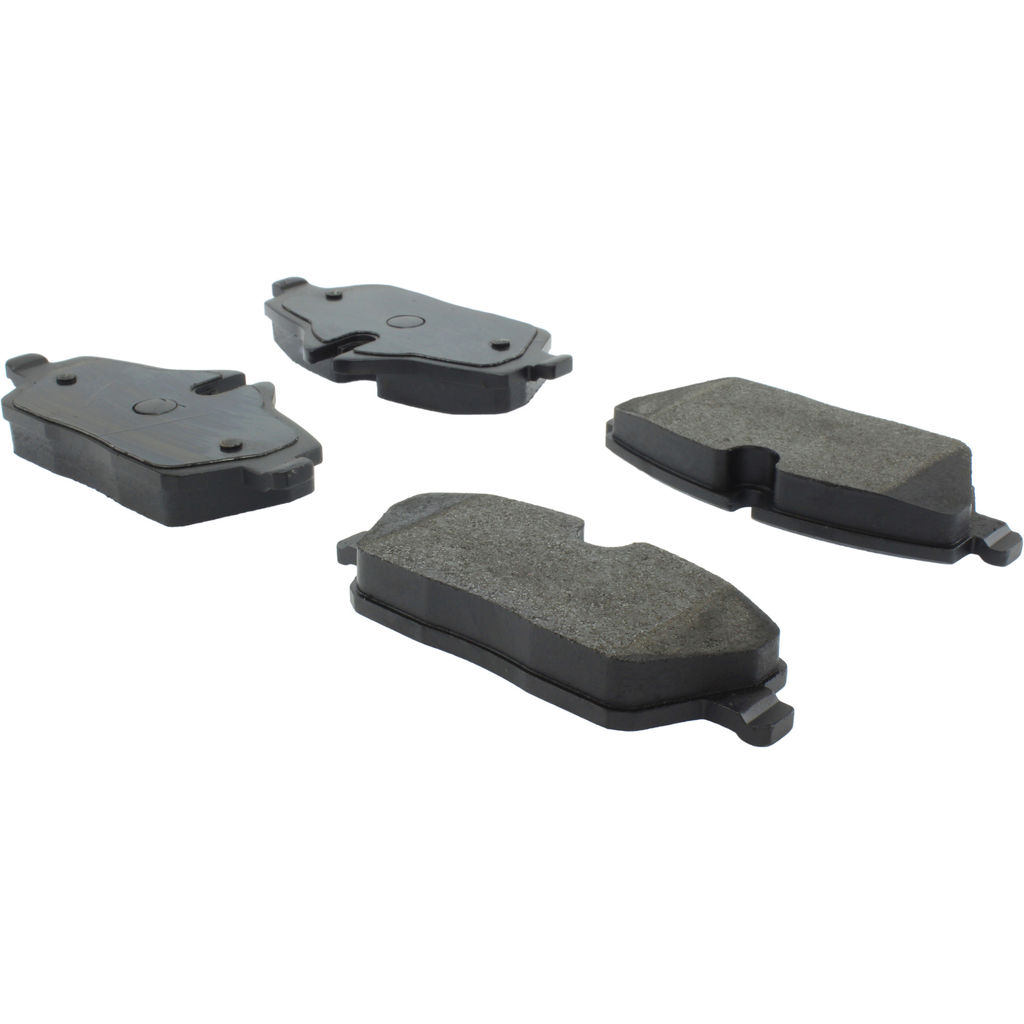 Posi Quiet Semi-Metallic Disc Brake Pad Set, with Hardware, 2-Wheel Set