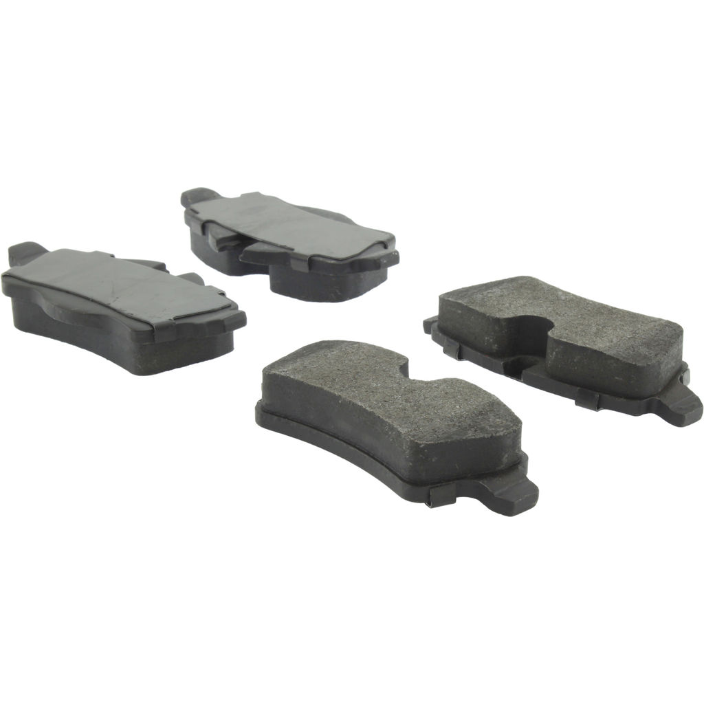 Posi Quiet Semi-Metallic Disc Brake Pad Set, with Hardware, 2-Wheel Set