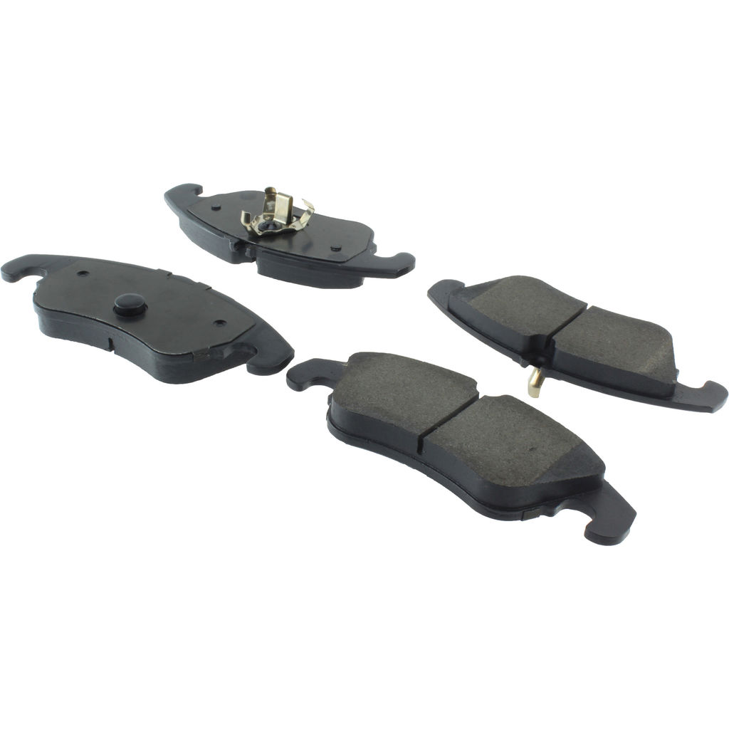 Posi Quiet Semi-Metallic Disc Brake Pad Set, with Hardware, 2-Wheel Set
