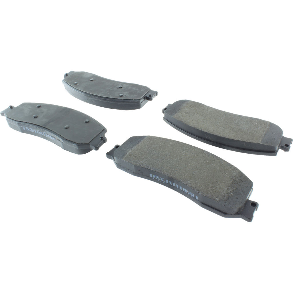 Posi Quiet Semi-Metallic Disc Brake Pad Set, with Hardware, 2-Wheel Set