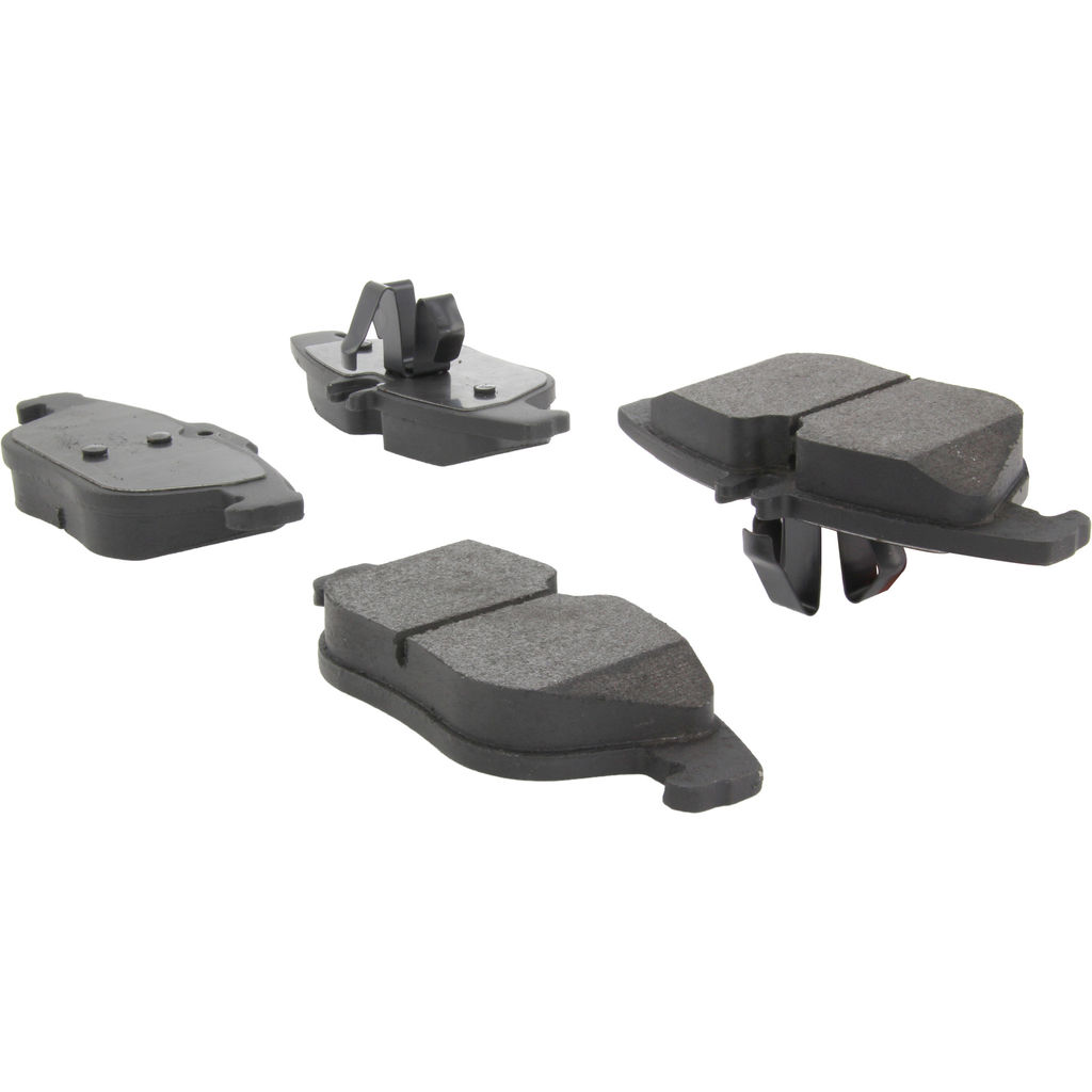 Posi Quiet Semi-Metallic Disc Brake Pad Set, with Hardware, 2-Wheel Set