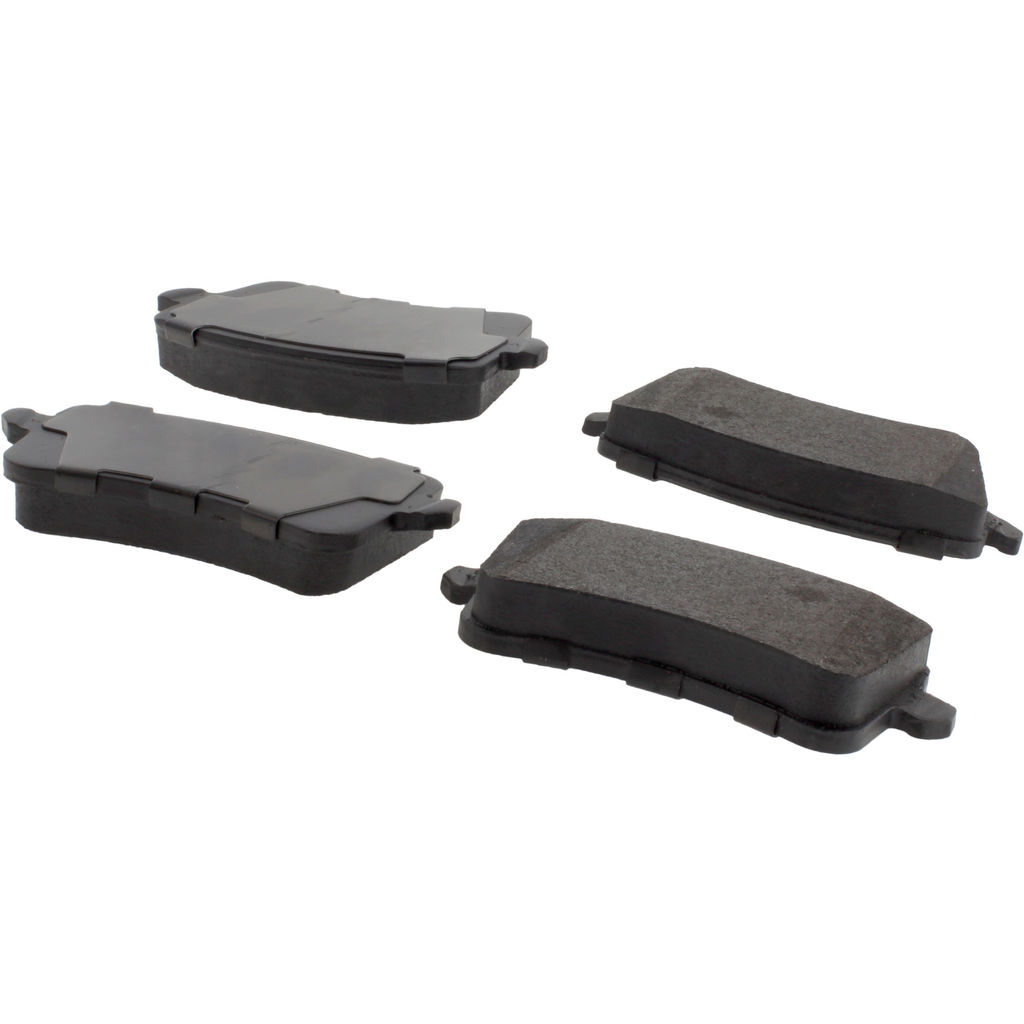 Posi Quiet Semi-Metallic Disc Brake Pad Set, with Hardware, 2-Wheel Set
