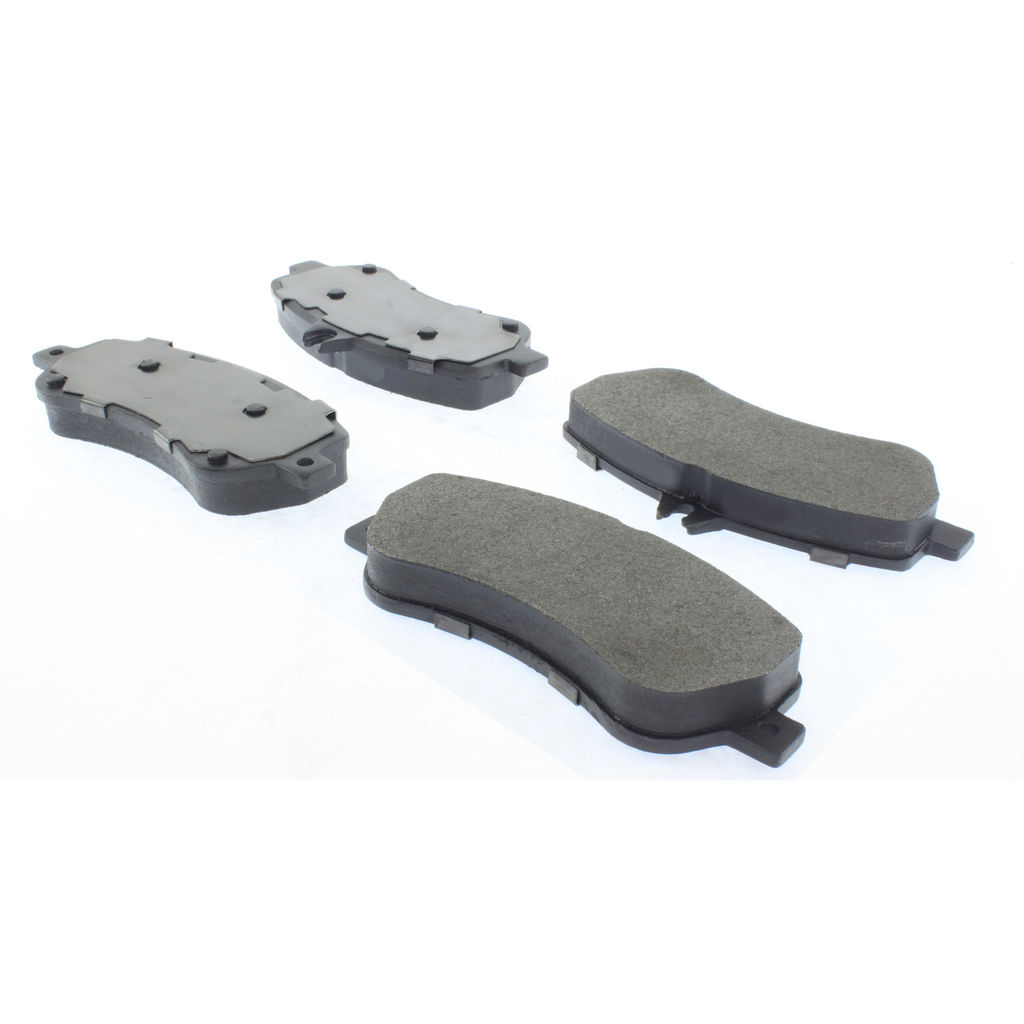 Posi Quiet Semi-Metallic Disc Brake Pad Set, with Hardware, 2-Wheel Set