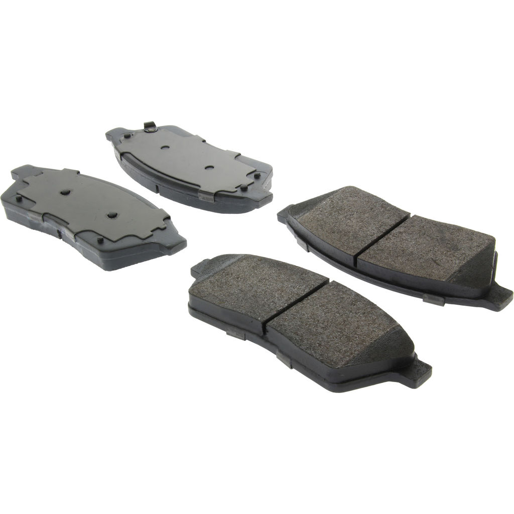 Posi Quiet Semi-Metallic Disc Brake Pad Set, with Hardware, 2-Wheel Set