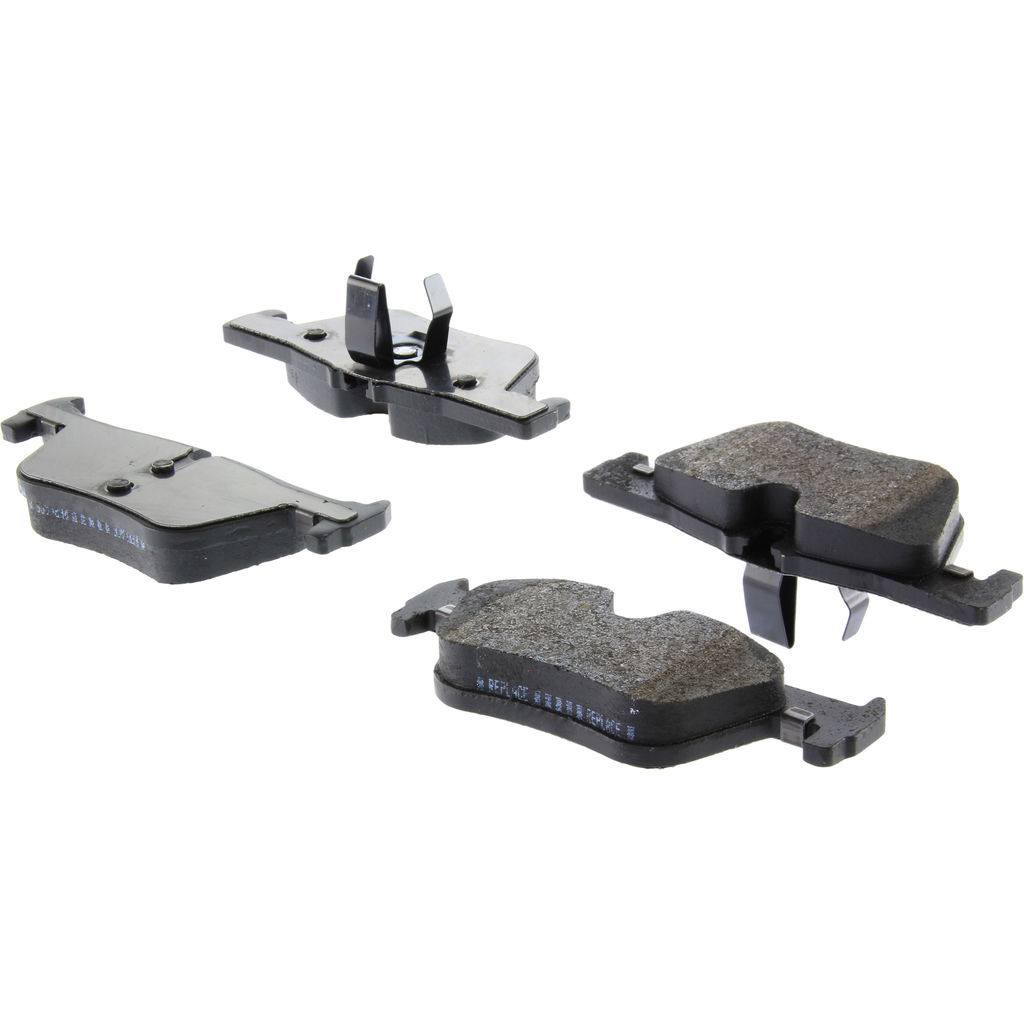 Posi Quiet Semi-Metallic Disc Brake Pad Set, with Hardware, 2-Wheel Set