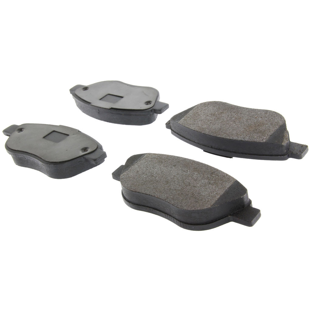 Posi Quiet Semi-Metallic Disc Brake Pad Set, with Hardware, 2-Wheel Set