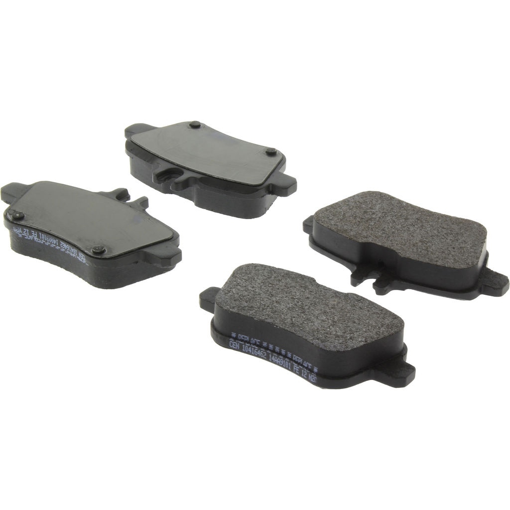 Posi Quiet Semi-Metallic Disc Brake Pad Set, with Hardware, 2-Wheel Set