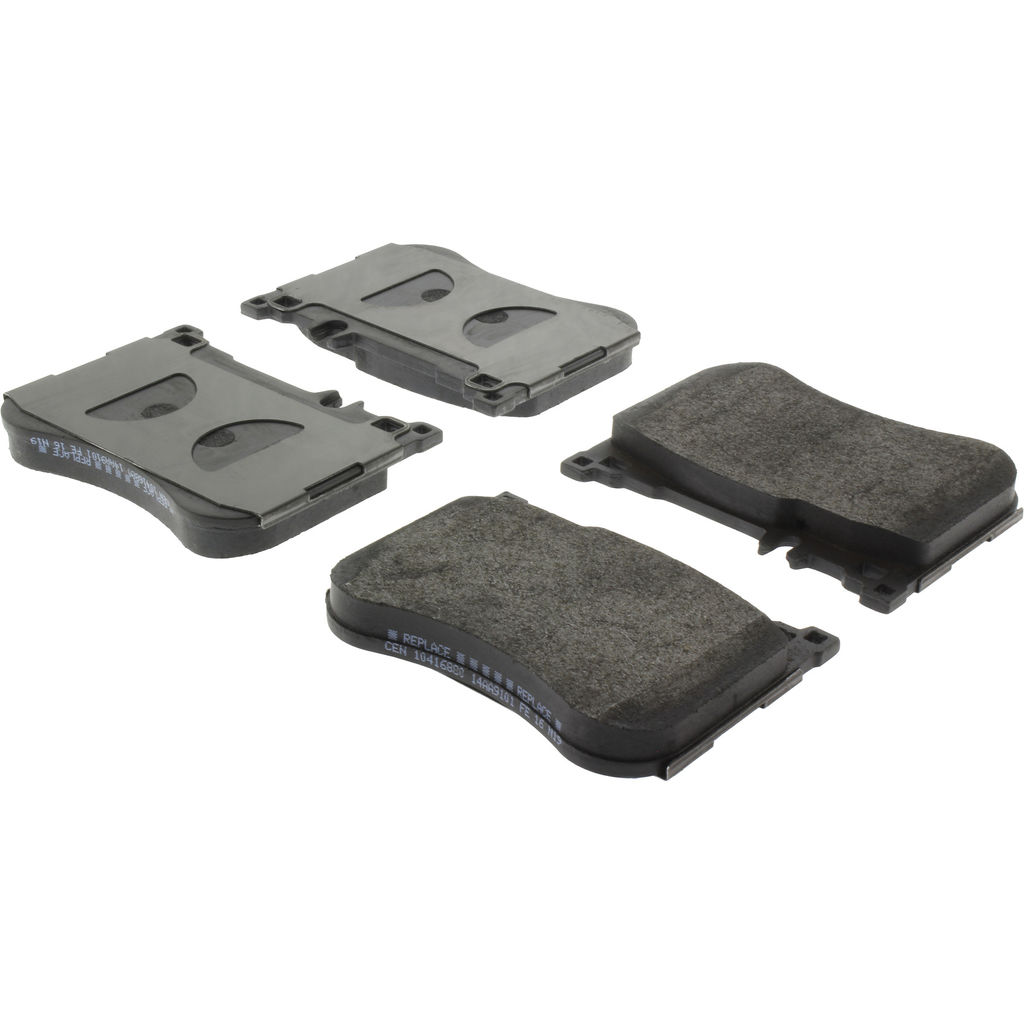 Posi Quiet Semi-Metallic Disc Brake Pad Set, with Hardware, 2-Wheel Set