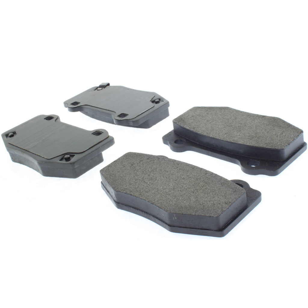 Posi Quiet Semi-Metallic Disc Brake Pad Set, with Hardware, 2-Wheel Set