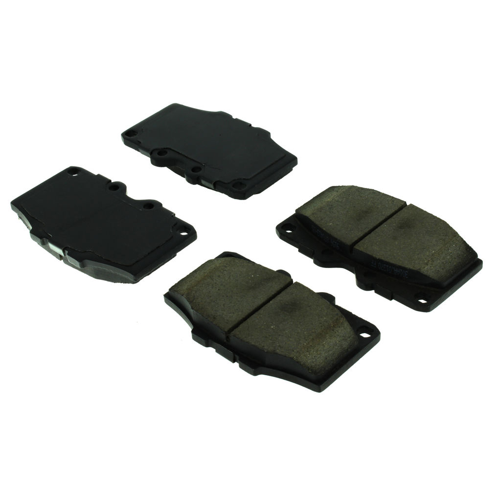 Posi Quiet Ceramic Disc Brake Pad, with Shims and Hardware, 2-Wheel Set