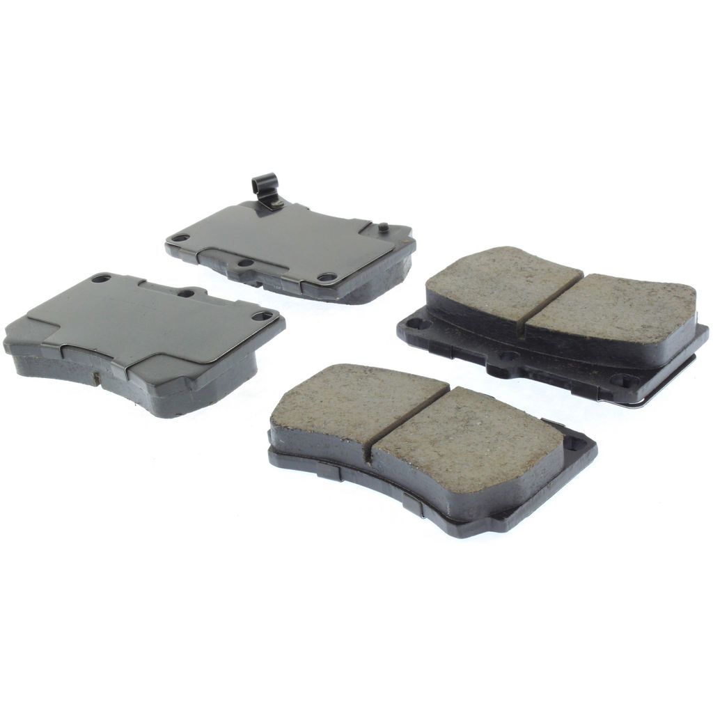 Posi Quiet Ceramic Disc Brake Pad, with Shims and Hardware, 2-Wheel Set