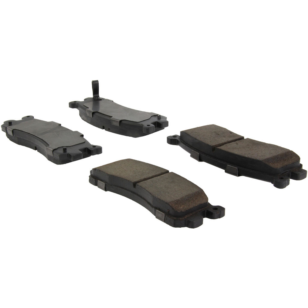 Posi Quiet Ceramic Disc Brake Pad, with Shims and Hardware, 2-Wheel Set