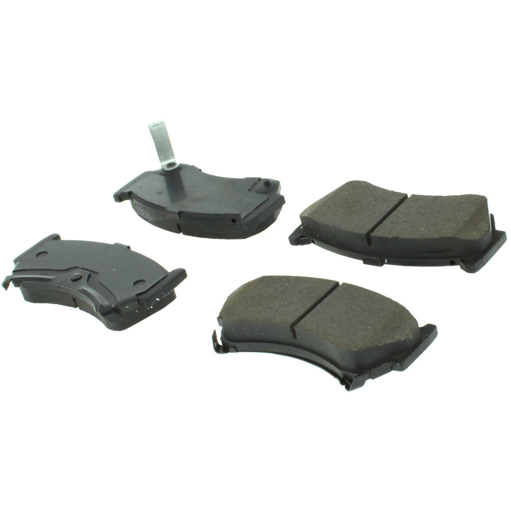 Posi Quiet Ceramic Disc Brake Pad, with Shims and Hardware, 2-Wheel Set