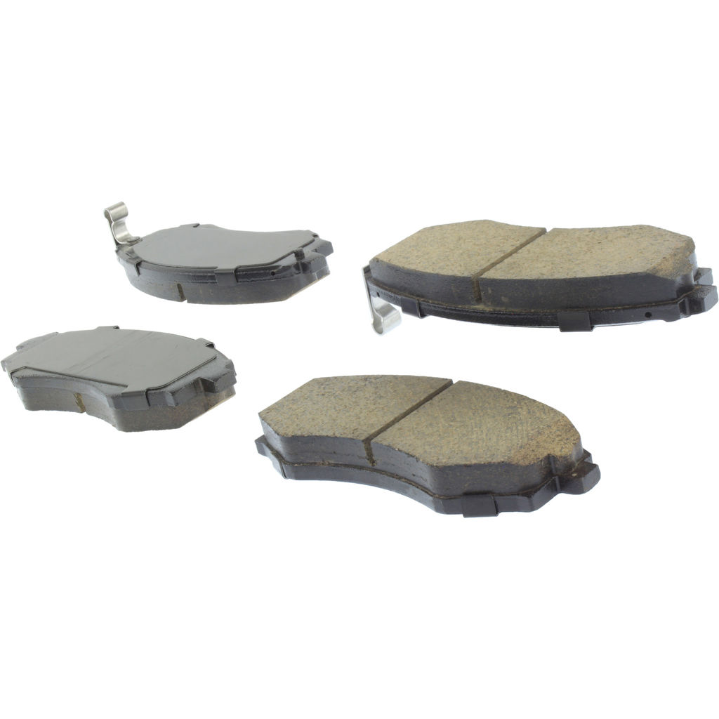 Posi Quiet Ceramic Disc Brake Pad, with Shims and Hardware, 2-Wheel Set