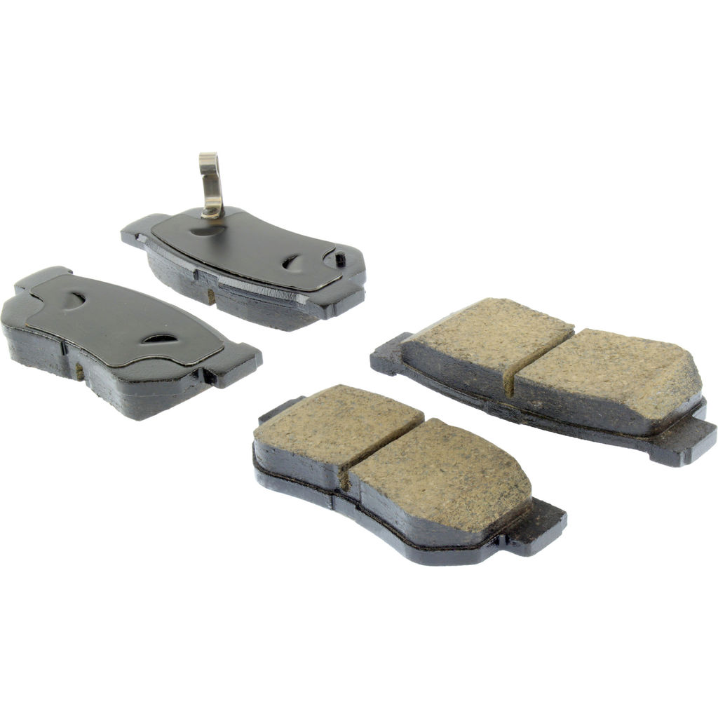 Posi Quiet Ceramic Disc Brake Pad, with Shims and Hardware, 2-Wheel Set