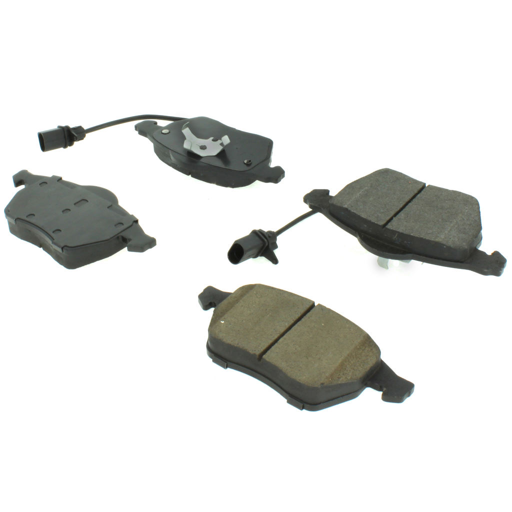 Posi Quiet Ceramic Disc Brake Pad, with Shims and Hardware, 2-Wheel Set