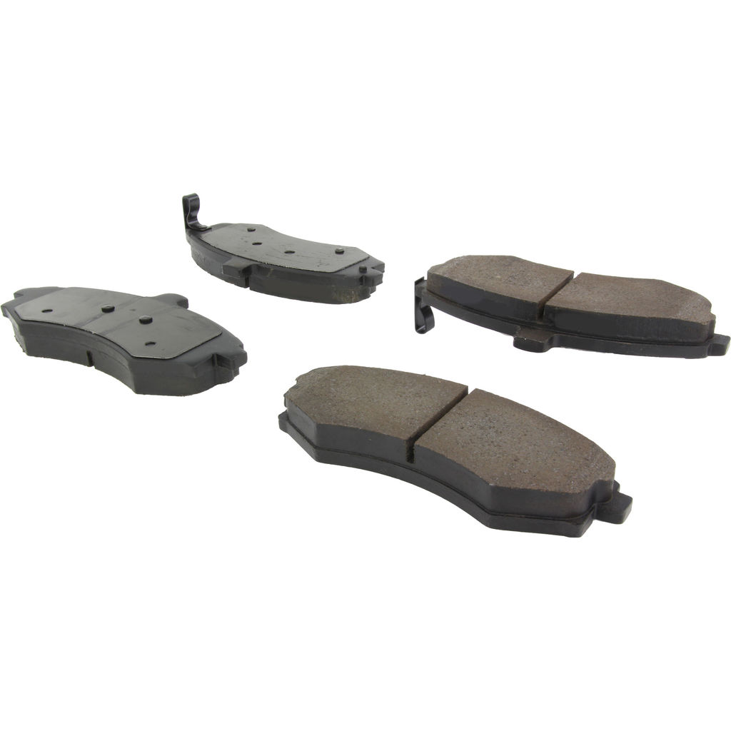Posi Quiet Ceramic Disc Brake Pad, with Shims and Hardware, 2-Wheel Set