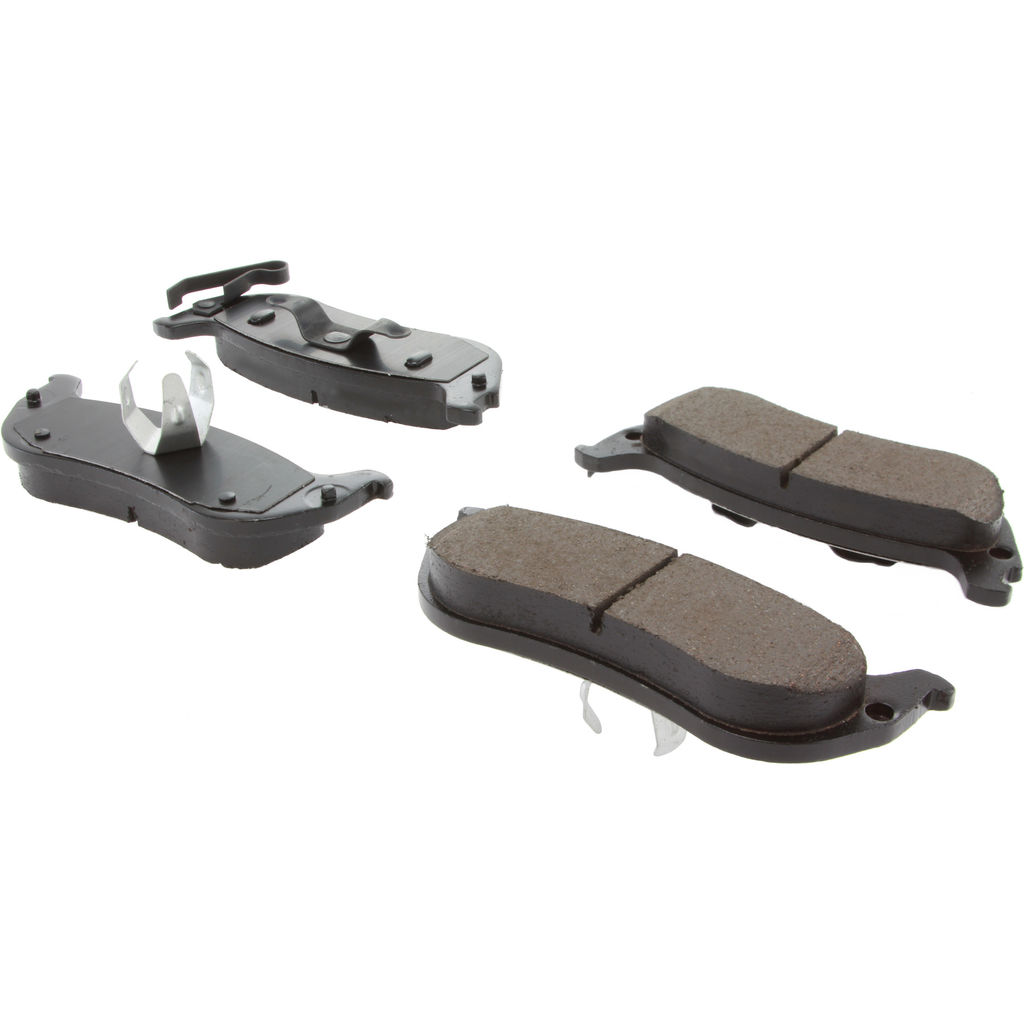 Centric 105.09980 - Posi Quiet Ceramic Disc Brake Pad, with Shims and Hardware, 2-Wheel Set