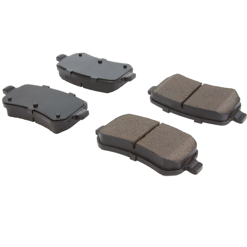 Centric 105.10210 - Posi Quiet Ceramic Disc Brake Pad, with Shims and Hardware, 2-Wheel Set