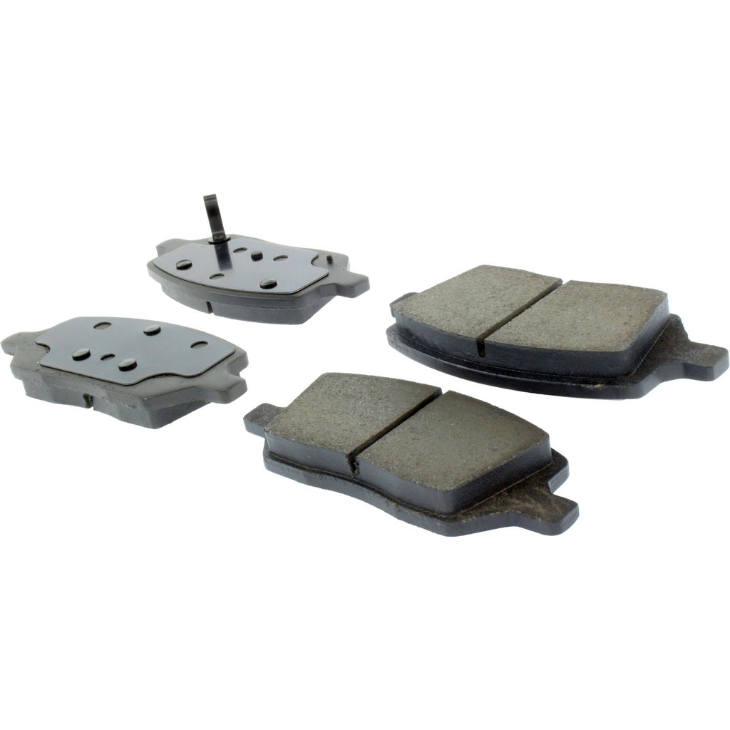 Posi Quiet Ceramic Disc Brake Pad, with Shims and Hardware, 2-Wheel Set