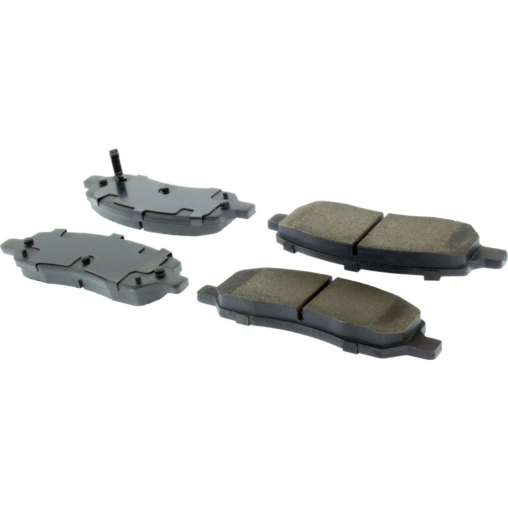 Posi Quiet Ceramic Disc Brake Pad, with Shims and Hardware, 2-Wheel Set
