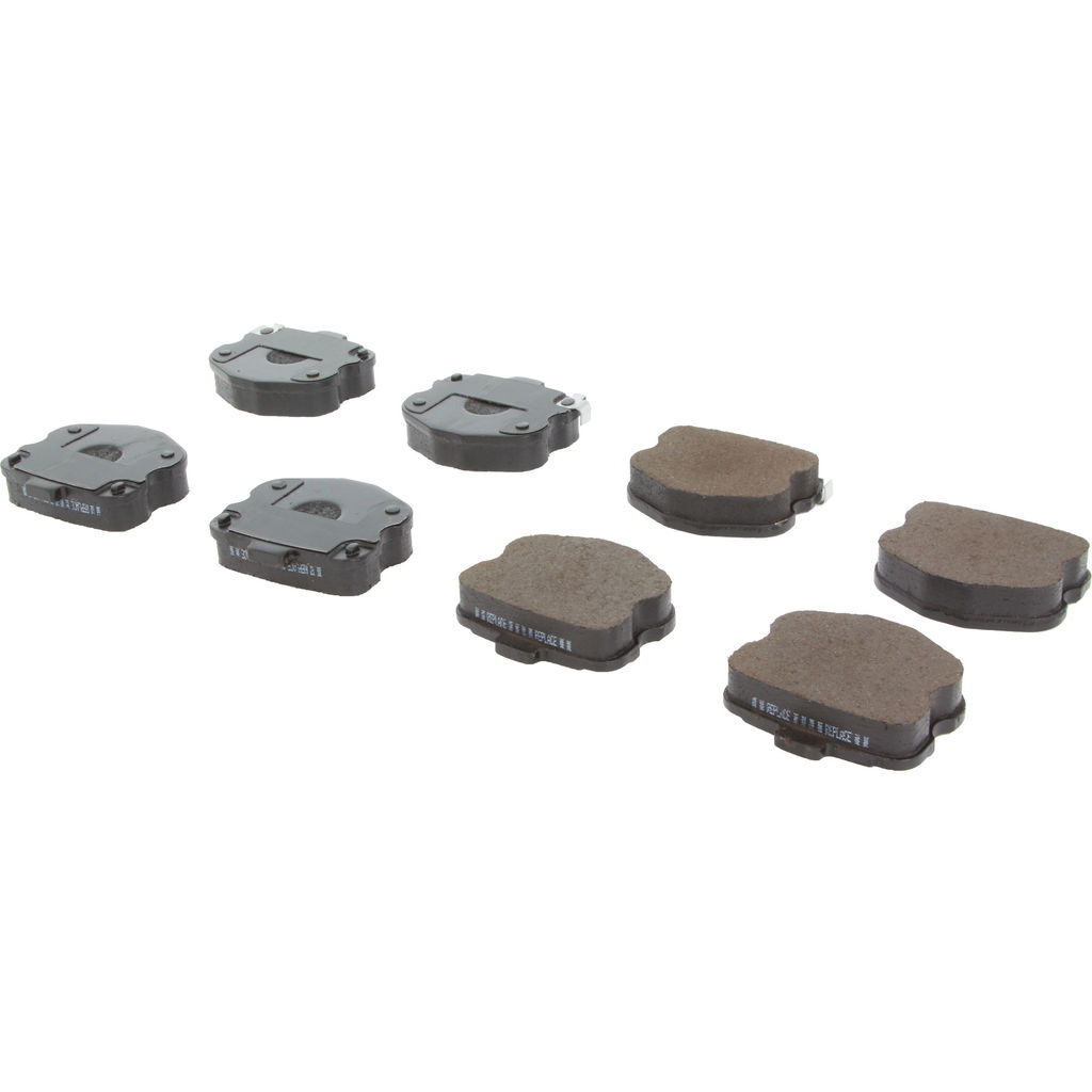 Posi Quiet Ceramic Disc Brake Pad, with Shims, 2-Wheel Set