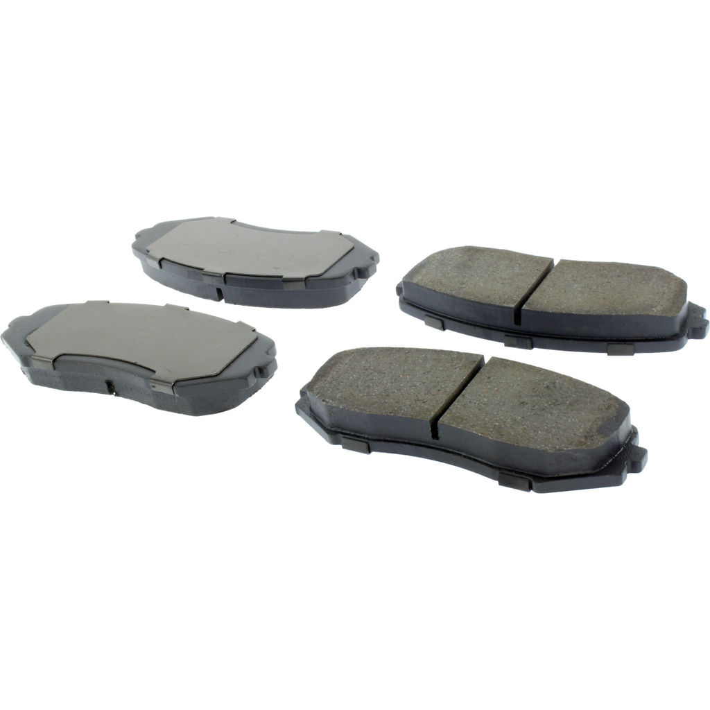 Posi Quiet Ceramic Disc Brake Pad, with Shims and Hardware, 2-Wheel Set