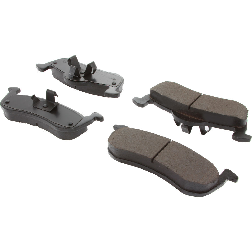 Posi Quiet Ceramic Disc Brake Pad, with Shims and Hardware, 2-Wheel Set
