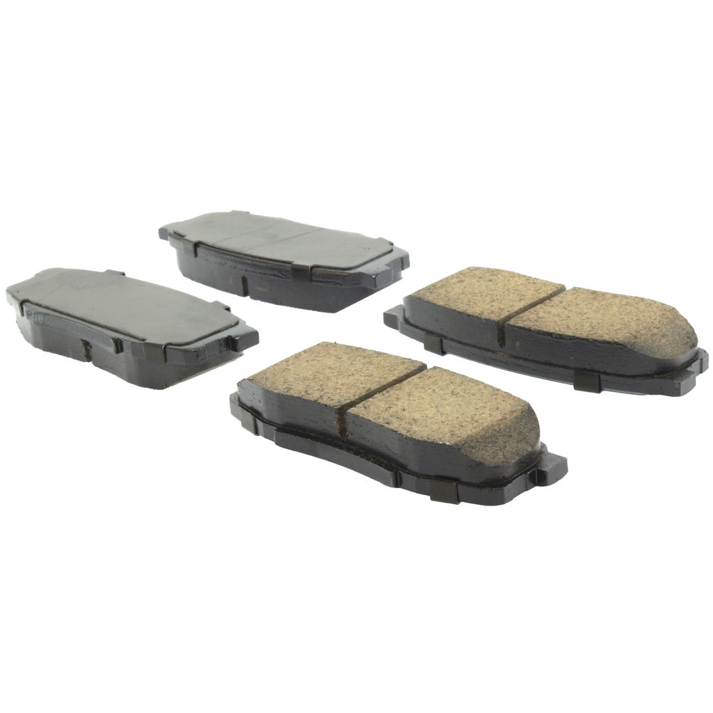 Posi Quiet Ceramic Disc Brake Pad, with Shims and Hardware, 2-Wheel Set