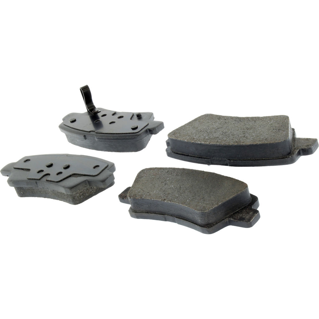 Posi Quiet Ceramic Disc Brake Pad, with Shims and Hardware, 2-Wheel Set