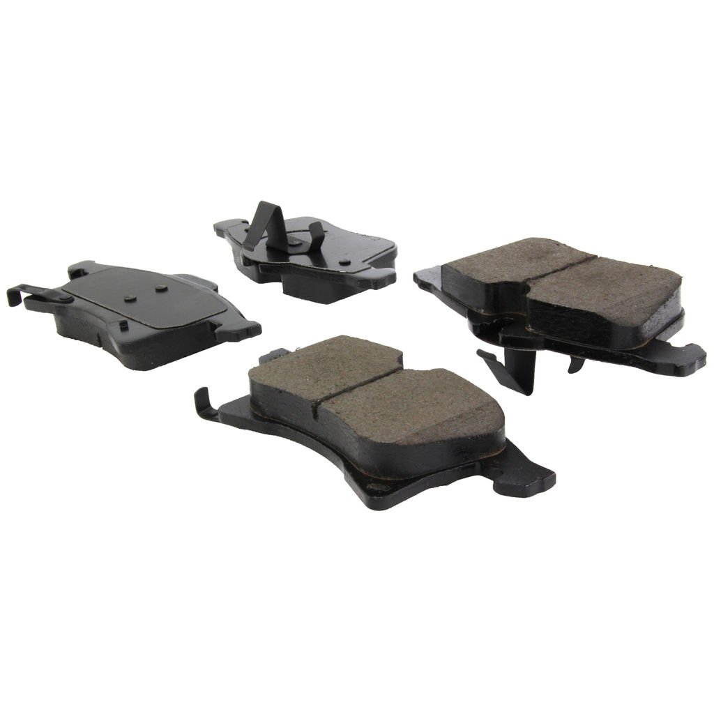 Posi Quiet Ceramic Disc Brake Pad, with Shims and Hardware, 2-Wheel Set