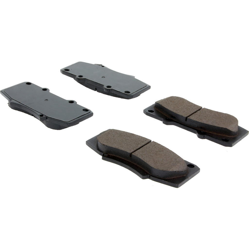 Posi Quiet Ceramic Disc Brake Pad, with Shims, 2-Wheel Set