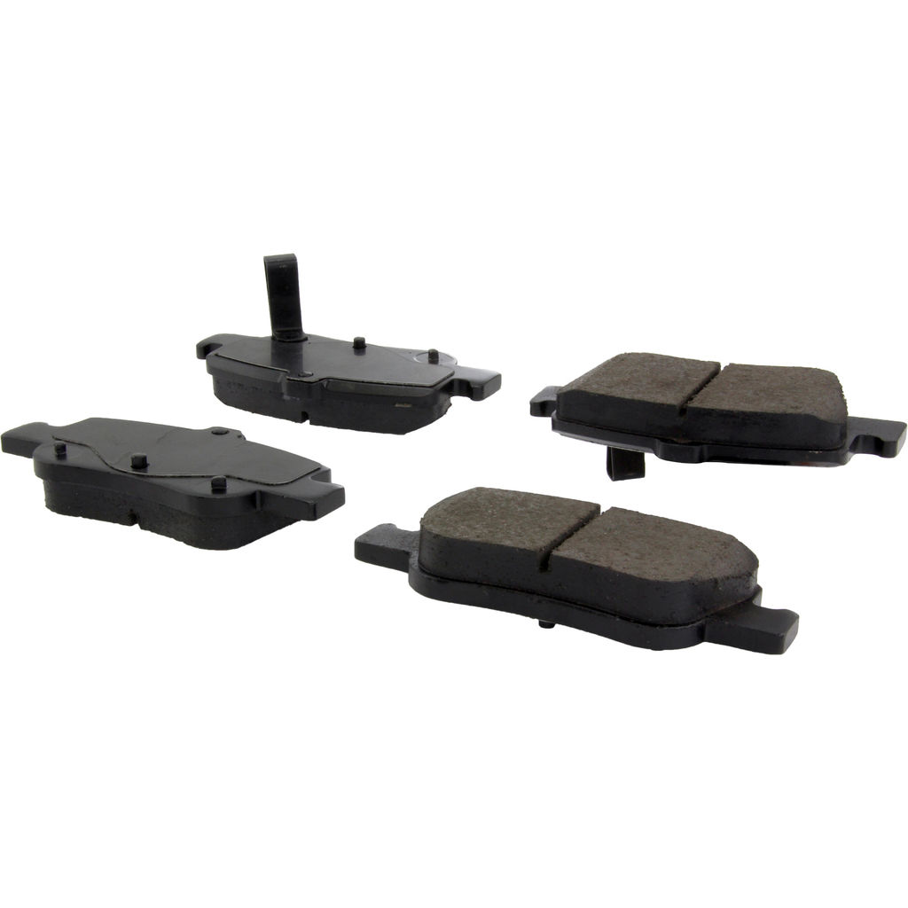 Posi Quiet Ceramic Disc Brake Pad, with Shims, 2-Wheel Set