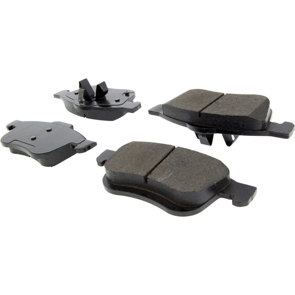 Posi Quiet Ceramic Disc Brake Pad, with Shims and Hardware, 2-Wheel Set