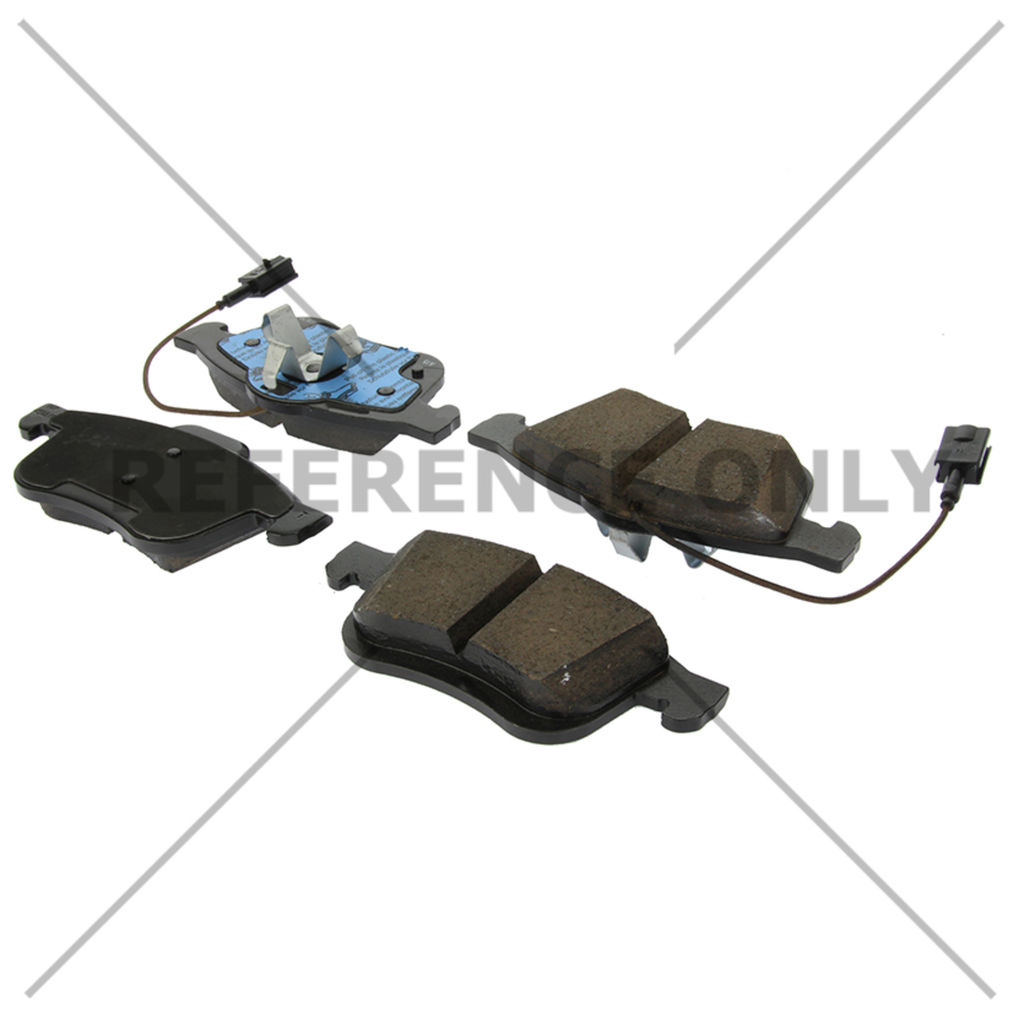 Posi Quiet Ceramic Disc Brake Pad, with Shims and Hardware, 2-Wheel Set