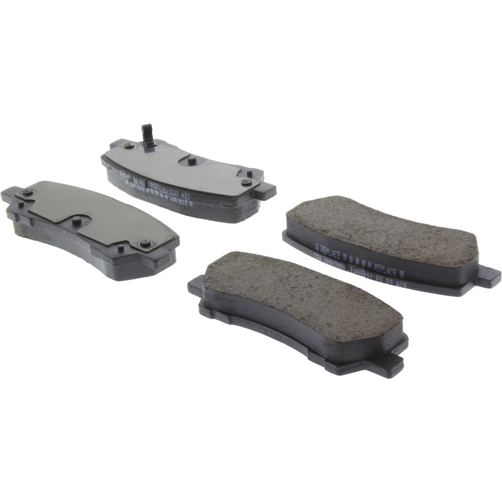 Centric 105.17931 - Posi Quiet Ceramic Disc Brake Pad, with Shims and Hardware, 2-Wheel Set