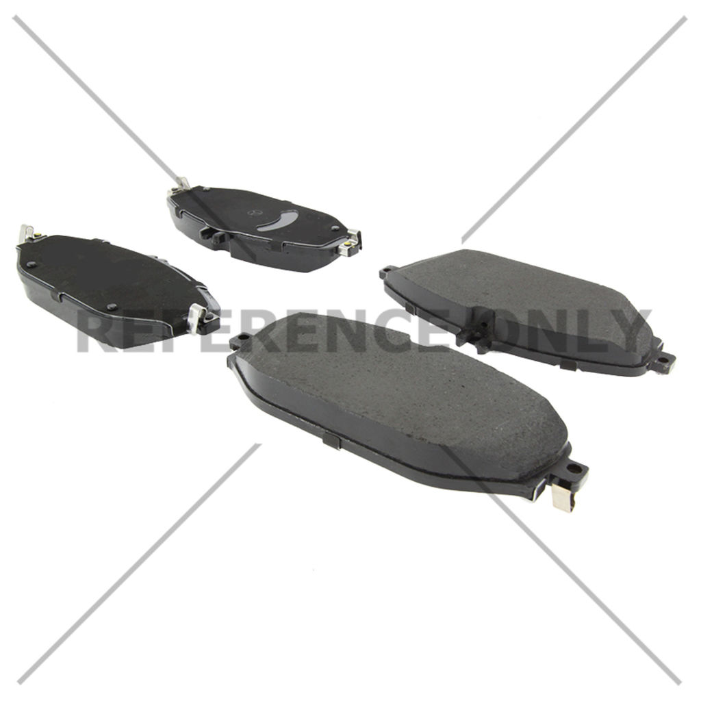 Posi Quiet Ceramic Disc Brake Pad, with Shims, 2-Wheel Set