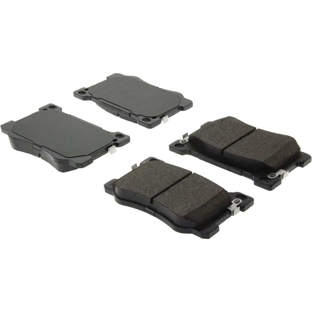 Posi Quiet Ceramic Disc Brake Pad, with Shims, 2-Wheel Set