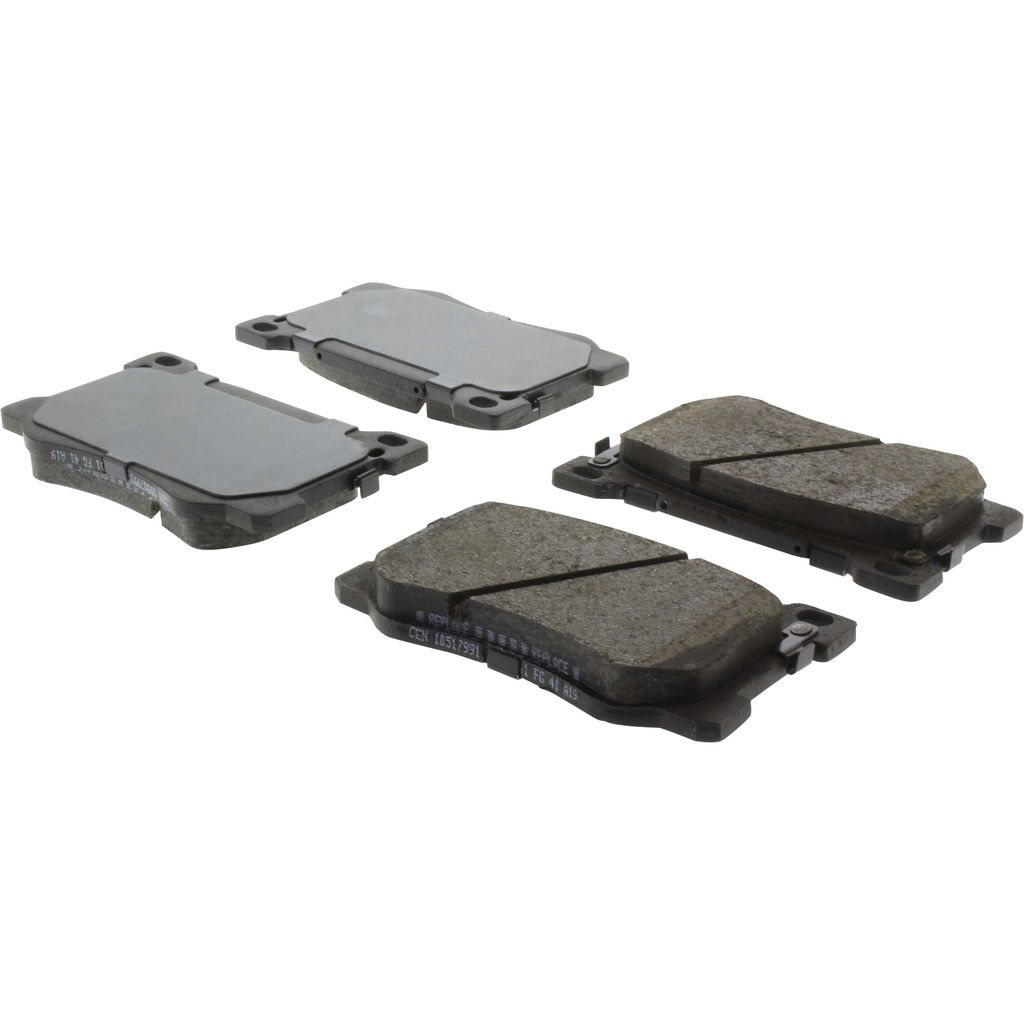 Posi Quiet Ceramic Disc Brake Pad, with Shims, 2-Wheel Set
