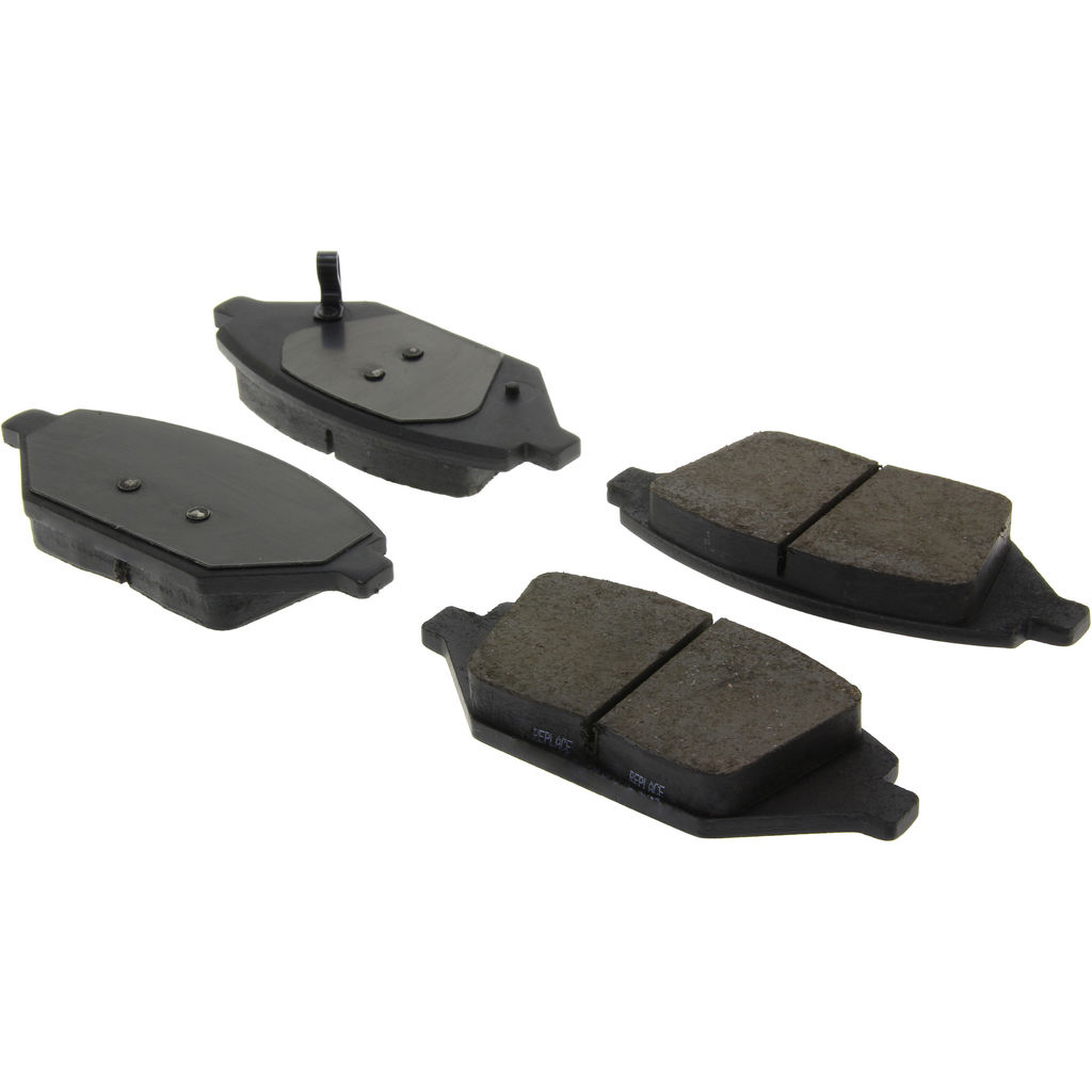 Posi Quiet Ceramic Disc Brake Pad, with Shims and Hardware, 2-Wheel Set
