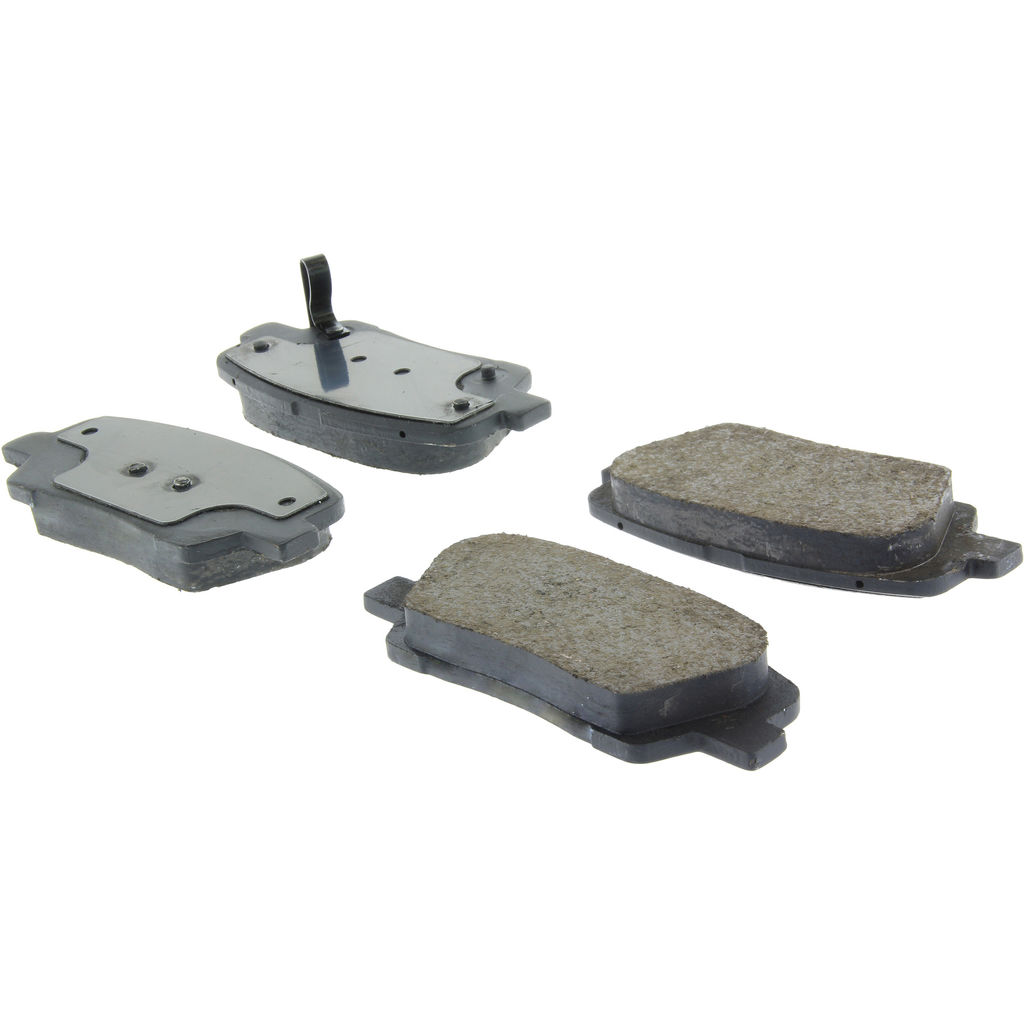 Posi Quiet Ceramic Disc Brake Pad, with Shims, 2-Wheel Set