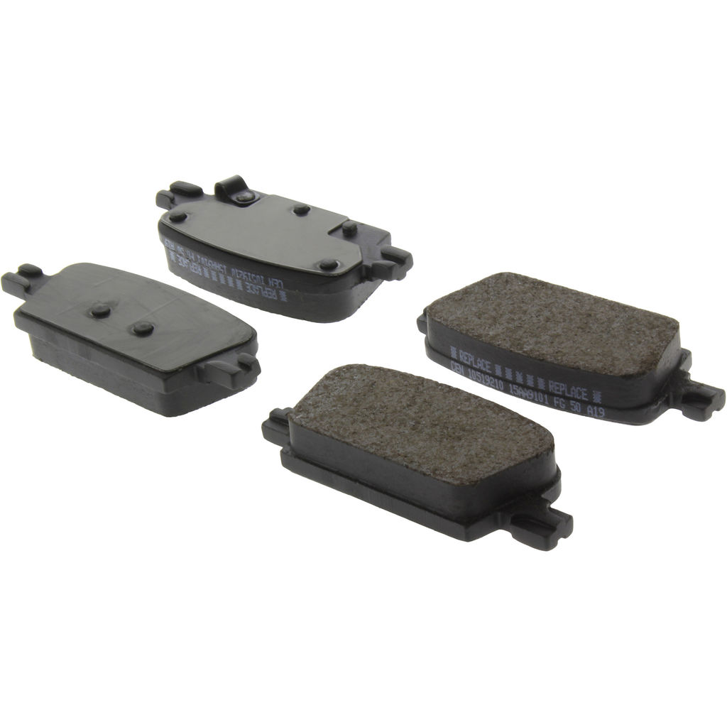 Centric 105.19210 - Posi Quiet Ceramic Disc Brake Pad, with Shims and Hardware, 2-Wheel Set