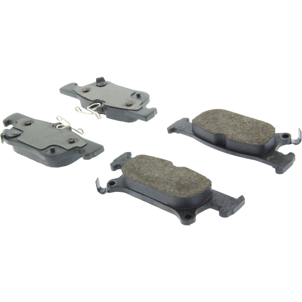Posi Quiet Ceramic Disc Brake Pad, with Shims and Hardware, 2-Wheel Set
