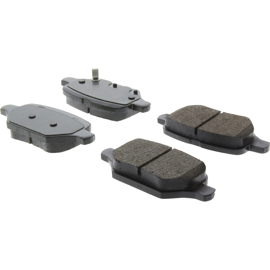 Disc Brake Pad Set-Posi-Quiet Ceramic Disc Brake Pad with Shims-Preferred Rear