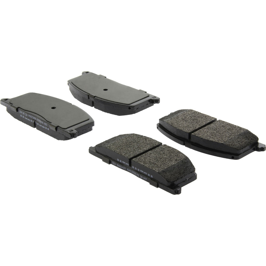 Posi Quiet Extended Wear Disc Brake Pad, with Shims and Hardware, 2-Wheel Set