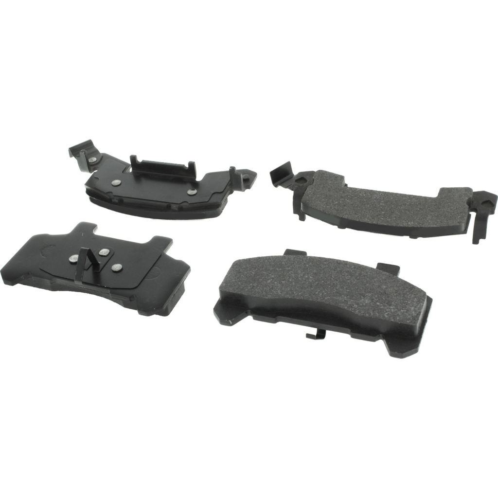 Centric 106.02890 - Posi Quiet Extended Wear Disc Brake Pad Set, with Shims, 2-Wheel Set