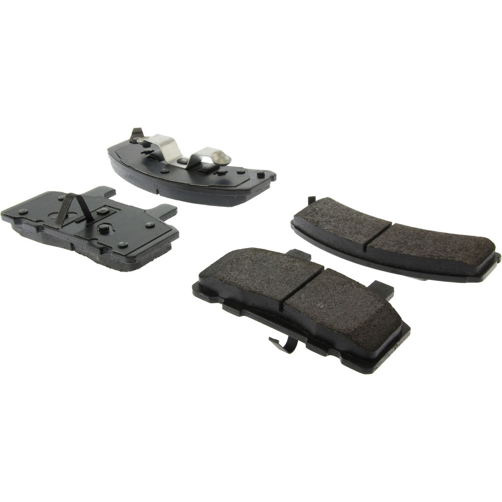 Posi Quiet Extended Wear Disc Brake Pad, with Shims and Hardware, 2-Wheel Set