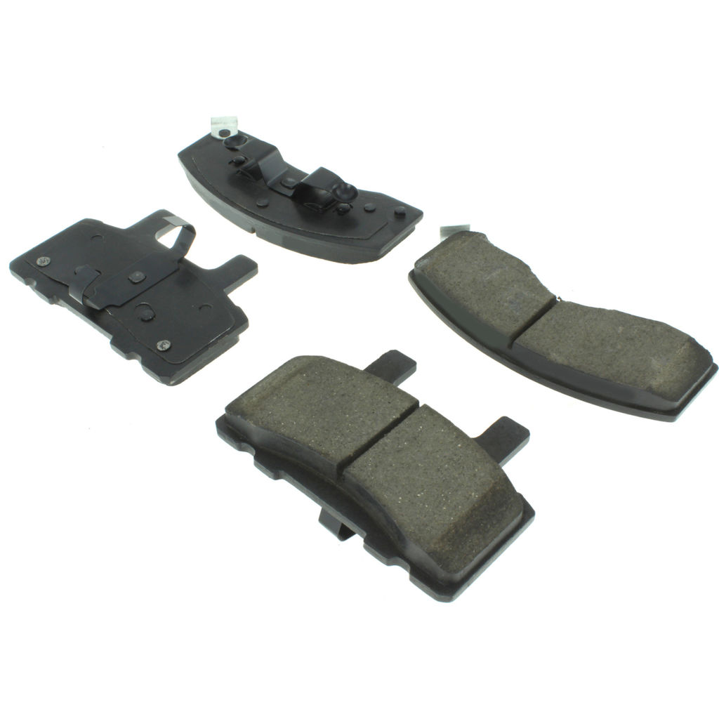 Posi Quiet Extended Wear Disc Brake Pad, with Shims and Hardware, 2-Wheel Set