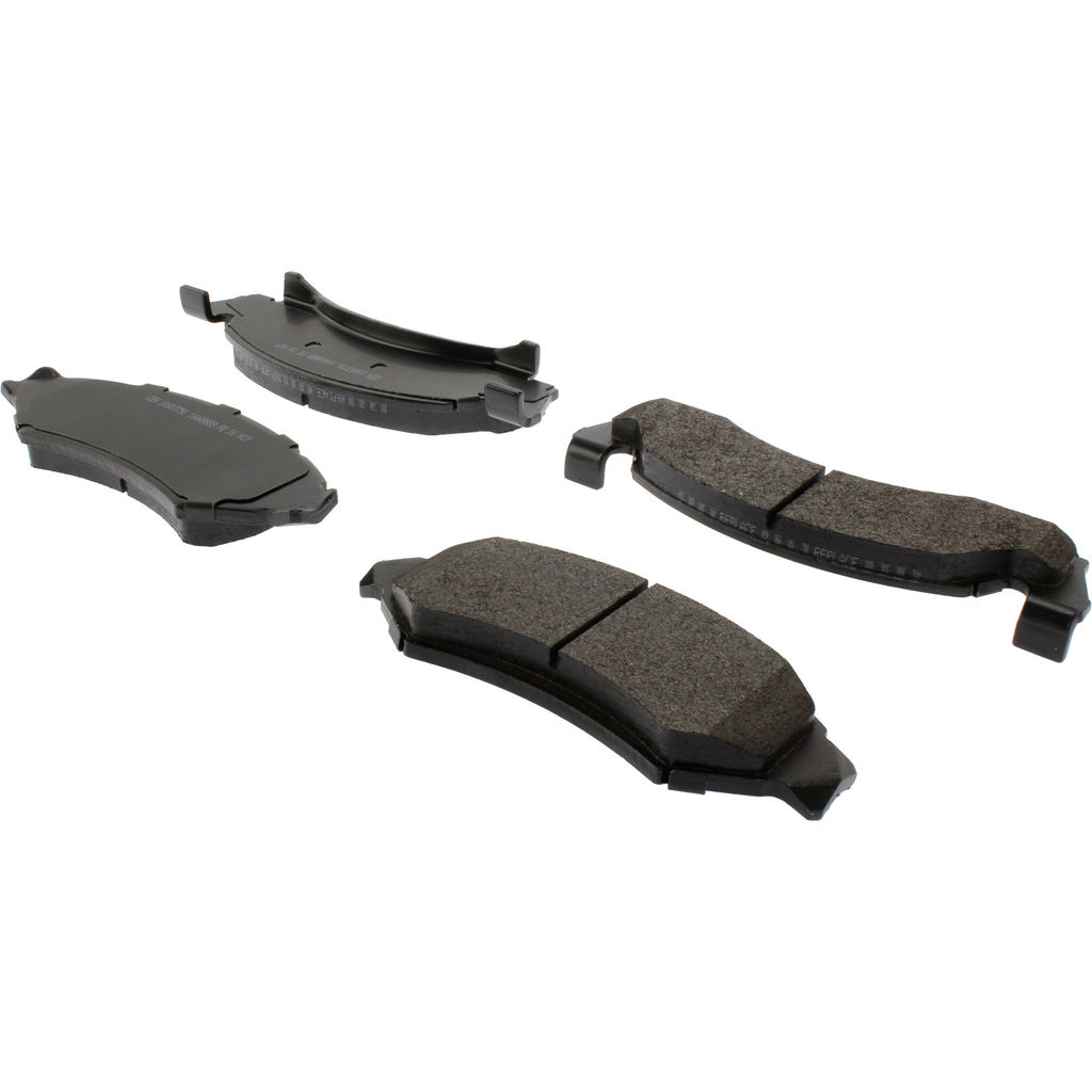 Posi Quiet Extended Wear Disc Brake Pad, with Shims and Hardware, 2-Wheel Set