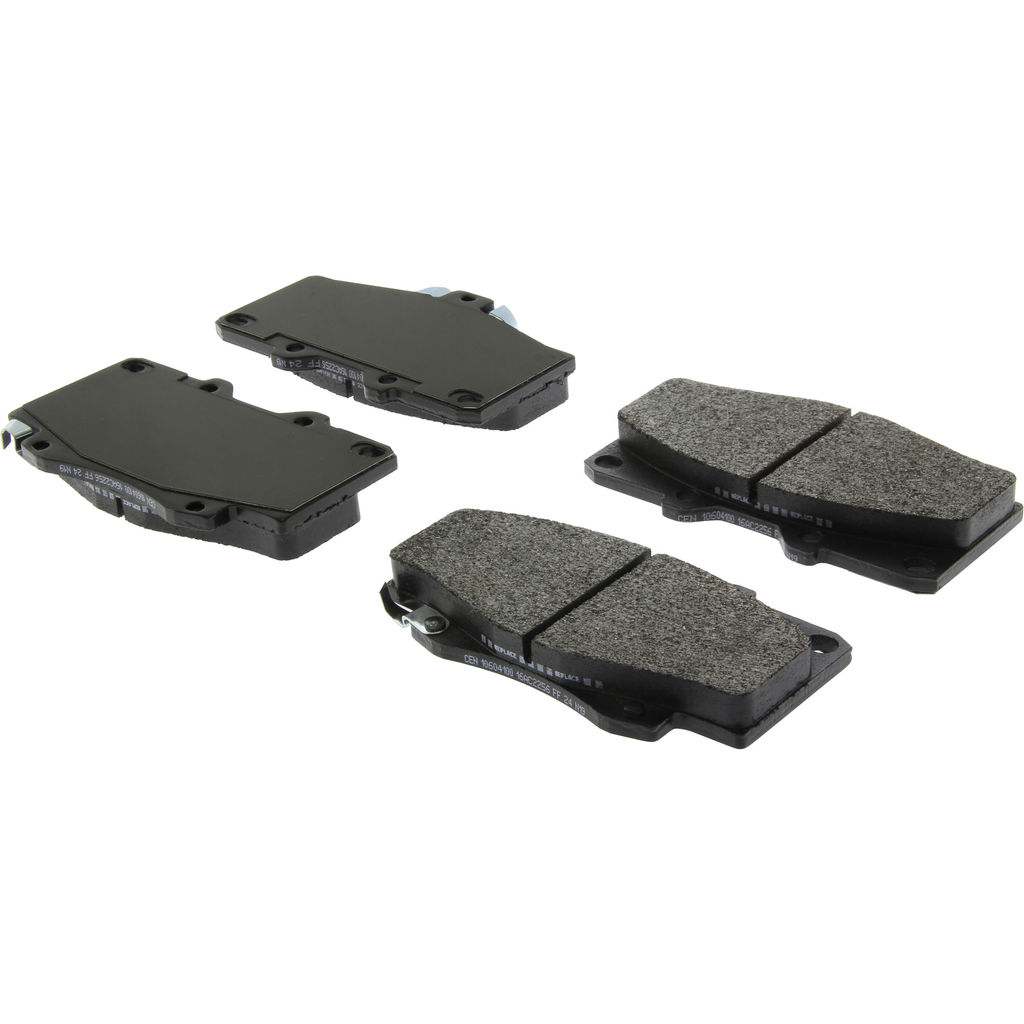 Centric 106.04100 - Posi Quiet Extended Wear Disc Brake Pad, with Shims and Hardware, 2-Wheel Set